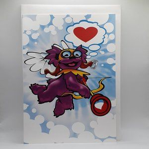 BOGO - Grateful Dead Blank Valentine 's Day Card Liquid Blue 1996 Good Lovin'